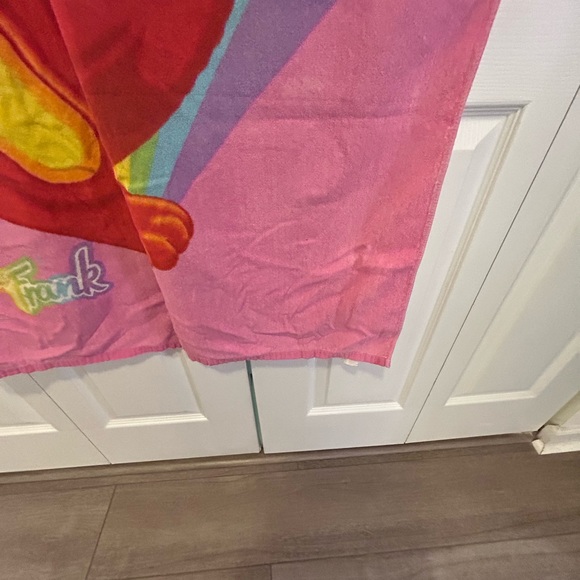 Vintage Used Condition Lisa Frank Hollywood Bear Beach Towel - Picture 11 of 12